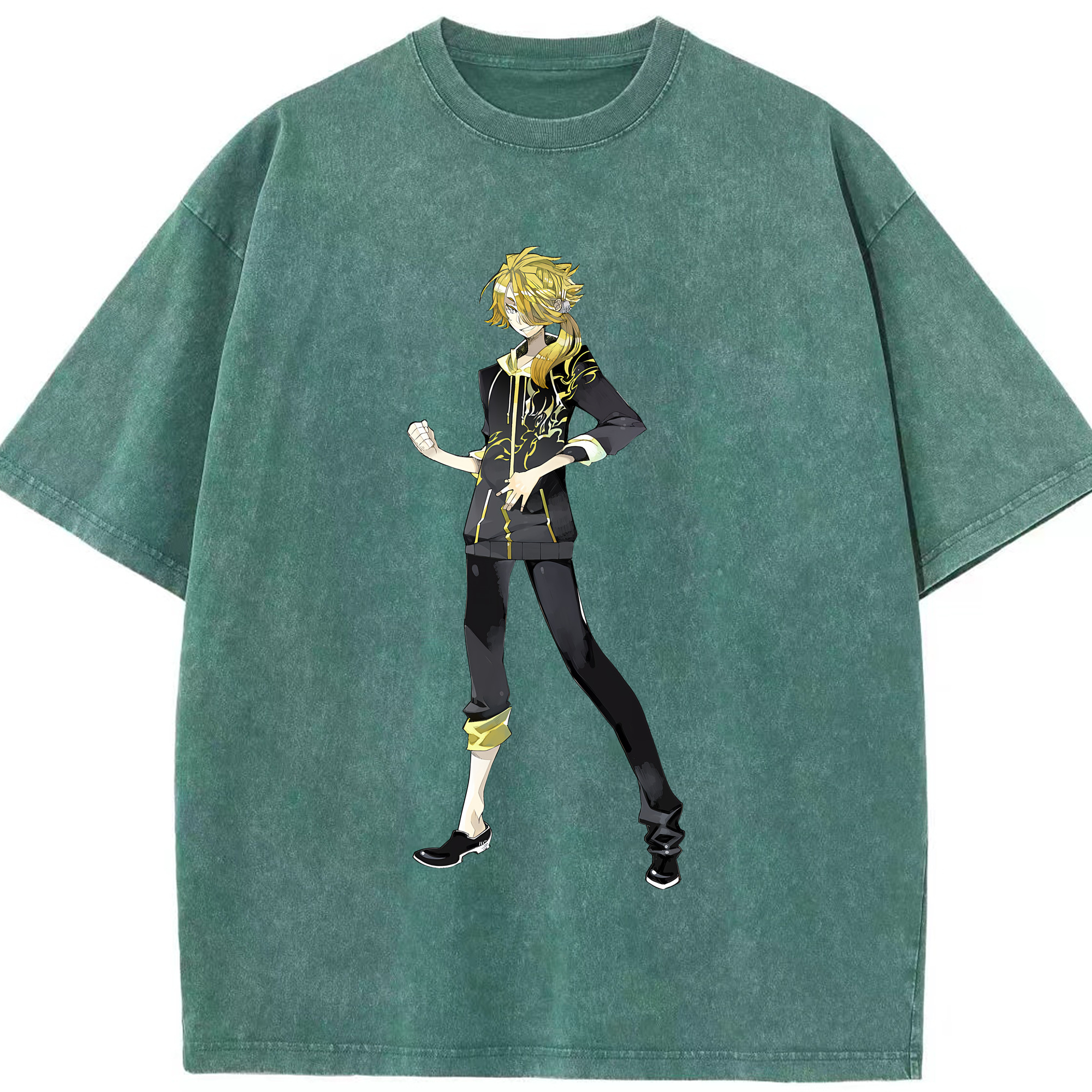 （画像用） 刀剣乱舞 Touken Ranbu 綿100% ヴィンテージ風 半袖Tシャツ（フロントプリント）